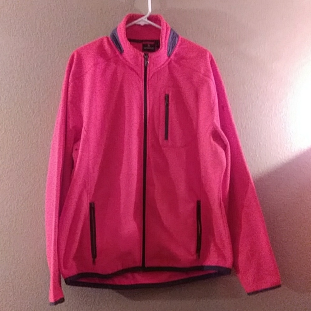 Victorinox L red women's polyester jacket